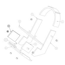 Blastrac Liner/Side Rebound 1‑10D/1‑15D‑30D 