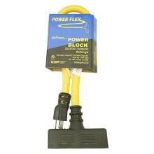 ea 3‑way Adapter  600v 12 guage / 3 prong