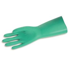 MCR Safety Nitri‑Chem® Unlined Nitrile Gloves, 11 mil, Green