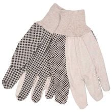 MCR Safety Cotton Canvas Glove with Black PVC Dots