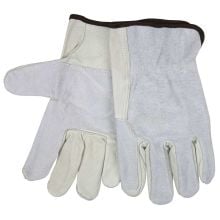 MCR Safety CV Grade Cow Grain Split Leather Back Glove