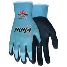 MCR Safety Ninja FLT 15 Gauge Nylon Shell with FLT Coated Palm and Fingers