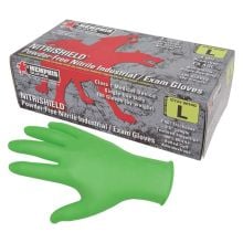 MCR Safety Nitri‑Med, Medical Grade Nitrile Gloves, 4 mil, Powder Free, Green