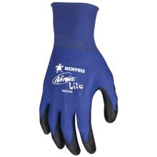 MCR Safety Ninja® Lite 18 Gauge Blue Nylon Coated Gloves