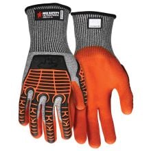 MCR Safety UltraTech™ 13 Gauge Cut Resistant HPPE Gloves with Nitrile Foam Palm and TPR Back