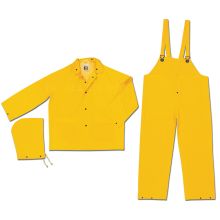 MCR Safety Classic, .35mm, PVC/Polyester Suit, 3 Piece, Yellow