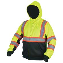 MCR Safety Class 3 Type R Sweatshirt, Lime