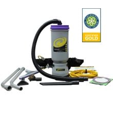 ProTeam Super CoachVac HEPA Backpack Vacuum with Xover Tool Kit