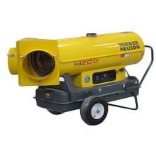 Wacker Neuson HI 200HD Indirect Fired Air Heater with Dual 12" Duct Outlets