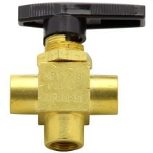 Ball‑Valve, 3 Way Chemical Selector