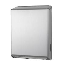 Impact® Metal Combo Towel Dispenser, Brushed Nickel