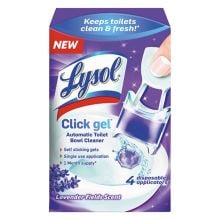 Lysol® Click Gel Automatic Toilet Bowl Cleaner, Lavender, 0.17 oz (20 PK)