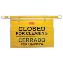 Rubbermaid® "Closed for Cleaning" Hanging Doorway Sign