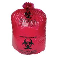 Pitt Plastics Infectious Waste Liner, Red