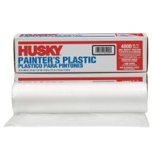 0.31 mil Clear Poly Sheeting, Painter's Plastic