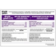 Label, Simple Green® d Pro 5 Plus Antibacterial Cleaner