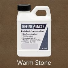 REFINE‑MAXX Polished Concrete Dye, Warm Stone