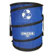 Unger NiftyNabber® Bagger, Recycle Blue with Symbol, 40 Gallon