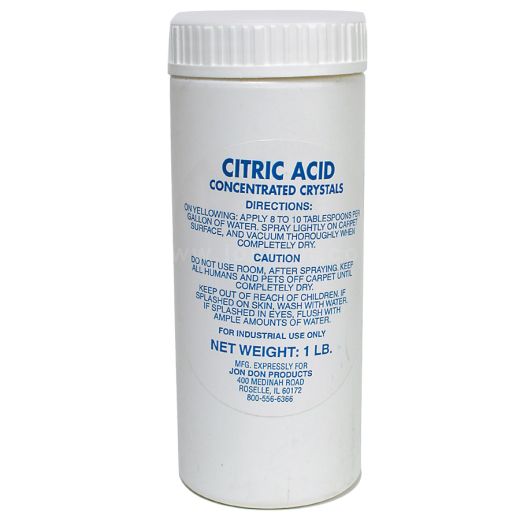 Where NOT To Use Citric Acid-Based Cleaning Solutions