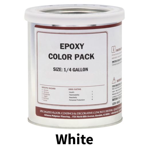 Arizona Polymer Flooring Epoxy Colorant Pack, White