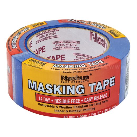 Nashua 140B Blue 14-Day Painter's Masking Tape 48mm x 55m