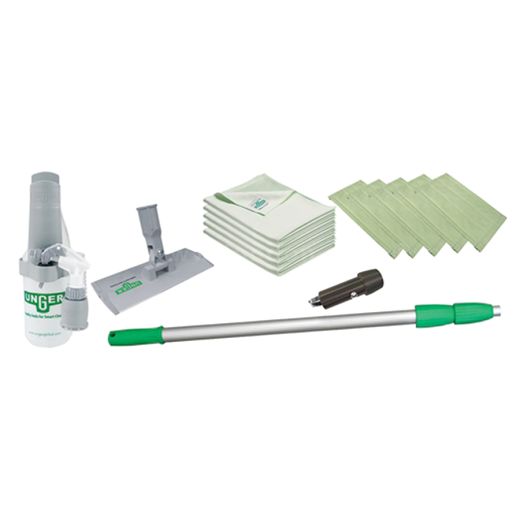 Unger® SpeedClean™ Indoor Microfiber Window Cleaning Kit - 6 Piece