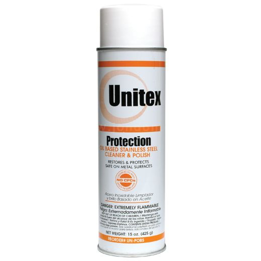 Unitex Protection Stainless Steel Cleaner & Polish, 15 oz