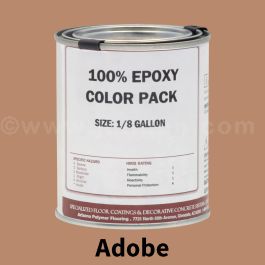 Arizona Polymer Flooring Epoxy Color Pack, Adobe