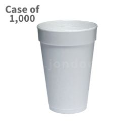 Dart 16J16 16Oz Styrofoam Cups 1000/Cs � GNSPAPFOAM16 - Gas and Supply