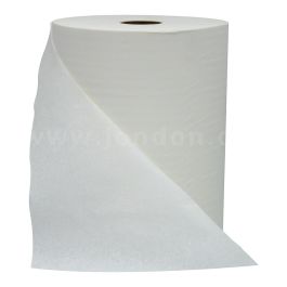 Stack Man Industrial Paper Towels 10 x 800 White Roll Towels High Capacity Premium Quality (Tad Fabric Cloth Like Texture) Fits Touchless Automatic