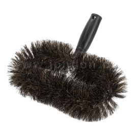 Unger StarDuster Pipe Brush Duster, 11-in, Black Handle - Curved