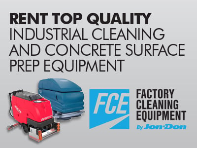Rent Top Quality Industrial Cleaning and Concrete Surface Prep Equipment
