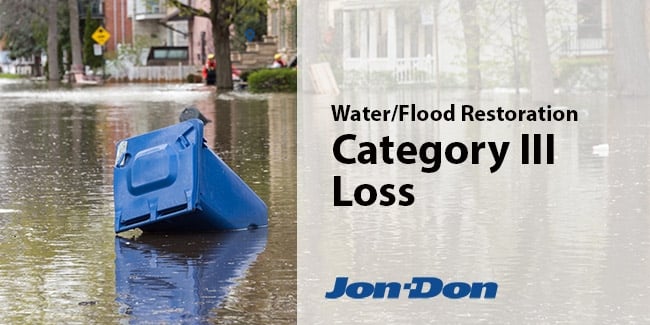 Water Damage Restoration Category 3 Water Loss